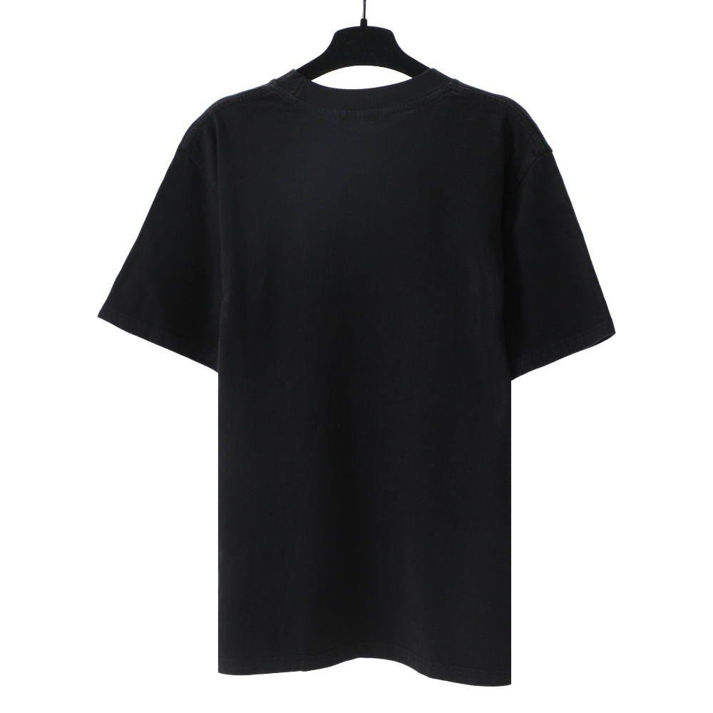 Palm Angels T-shirt Dice and Snake Print Short Sleeve T-shirt