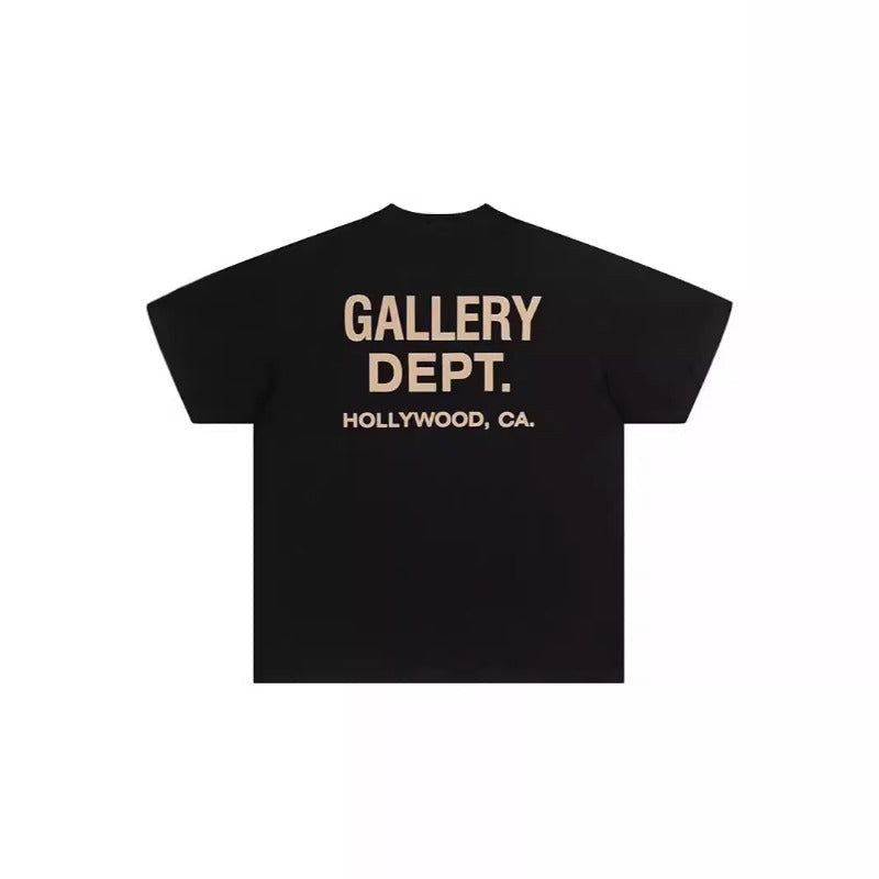 Mens T-shirts GALLERY DEPT printed round neck short-sleeved T-shirt pure cotton
