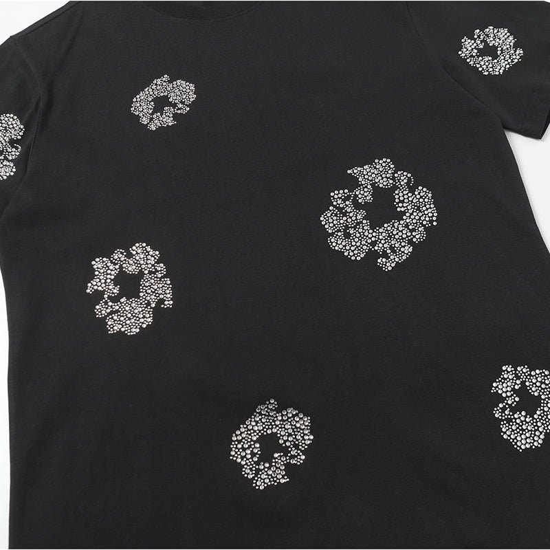Denim Tears T-shirts Rhinestones