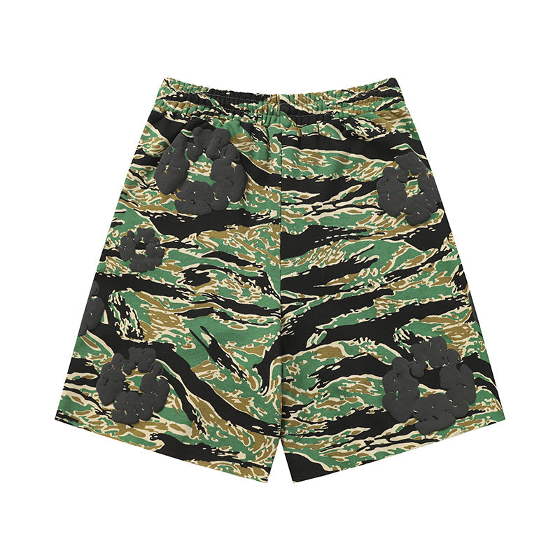 Denim Tears Shorts floral cotton Camouflage