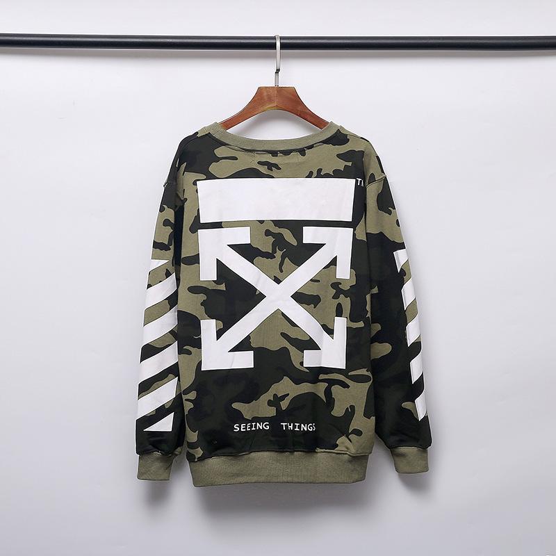 Bathing Ape Sweatshirts Autumn and Winter off Camouflage Arrow Men's Sweater