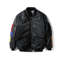 Bathing Ape Coat Winter Thickened Youth Casual Black Stand-up Collar Zipper Loose Double-Sided Cotton-Padded Jacket