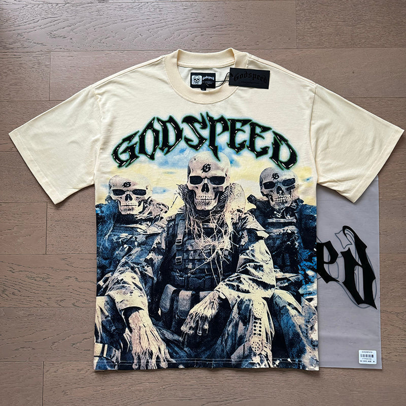 Godspeed T-shirts Retro Fantasy Pattern