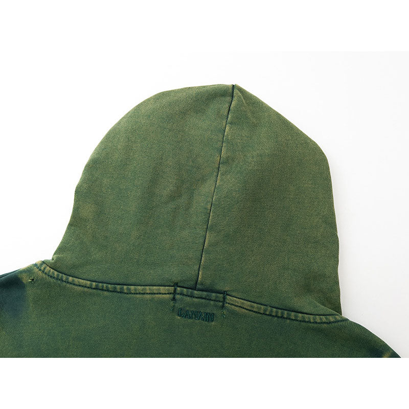 Gallery Dept Hoodie Hand Painted Graffiti Washed Hooded Sweater