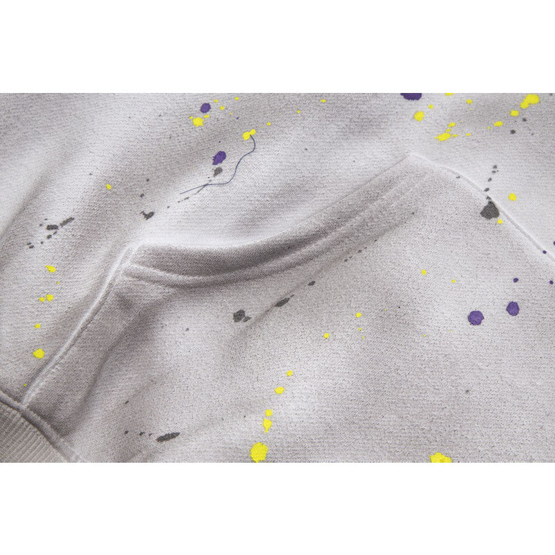 Gallery Dept Hoodie hand-painted paint point gradual change tie-dye hooded sweater