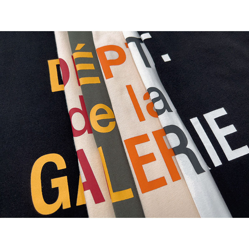 Gallery Dept T-Shirt Alphabet Slogan Short Sleeve T-Shirt