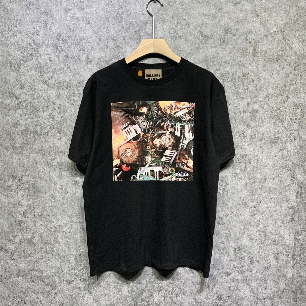Gallery Dept T Shirt Retro Printed Loose Short-Sleeved Shirt