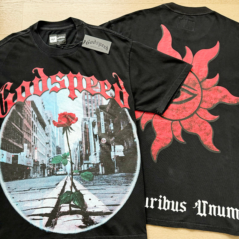 Godspeed T-shirts Retro Fantasy Pattern