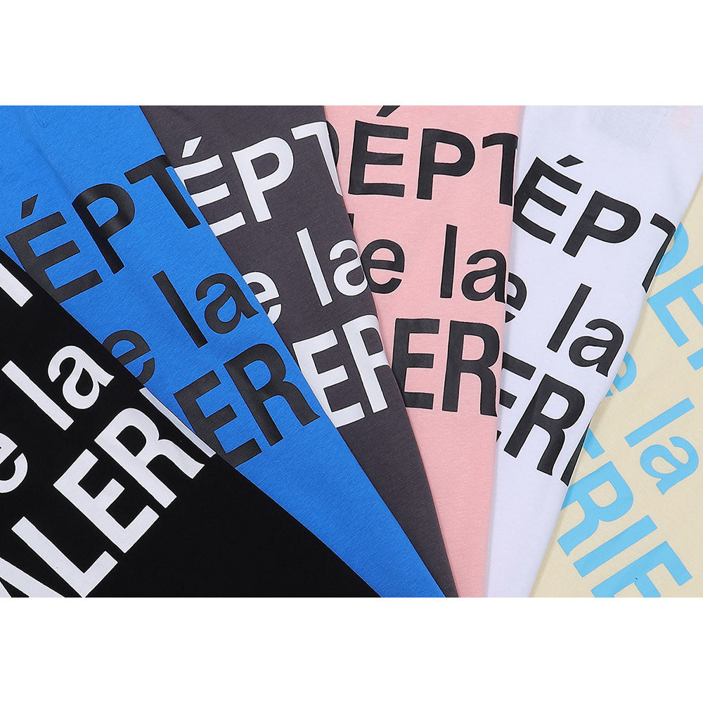 Gallery Dept Long Sleeve Shirt Alphabet Slogan Pocket Long Sleeve T-Shirt Bottom Shirt