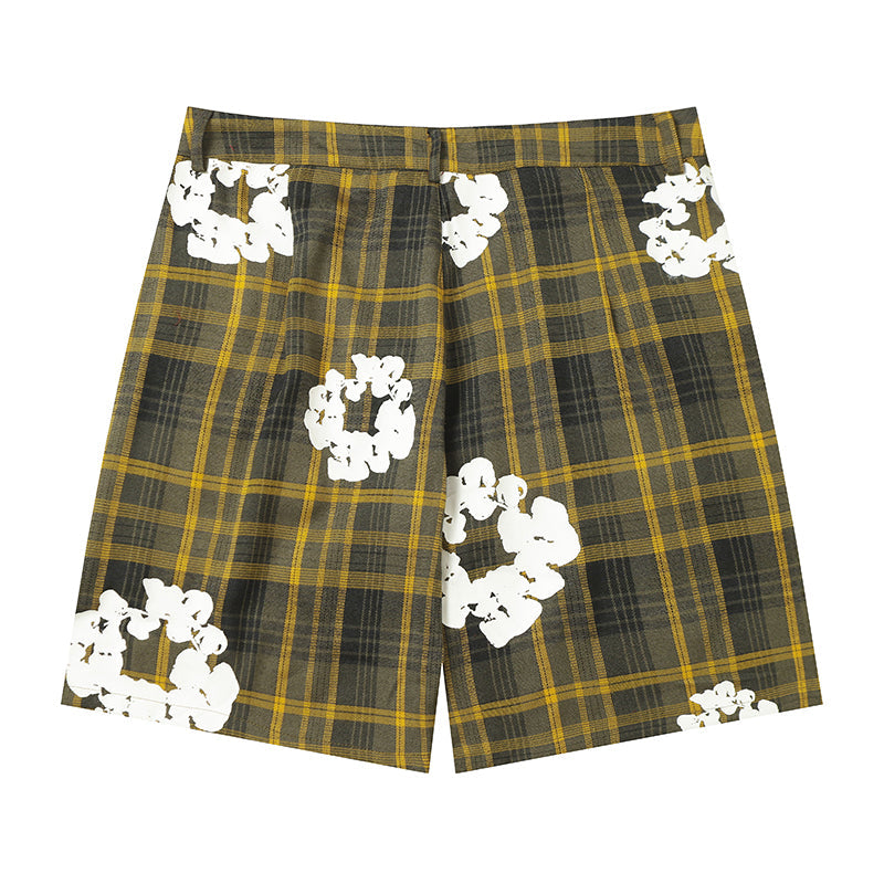 Denim Tears Shorts Kapok Plaid Shorts