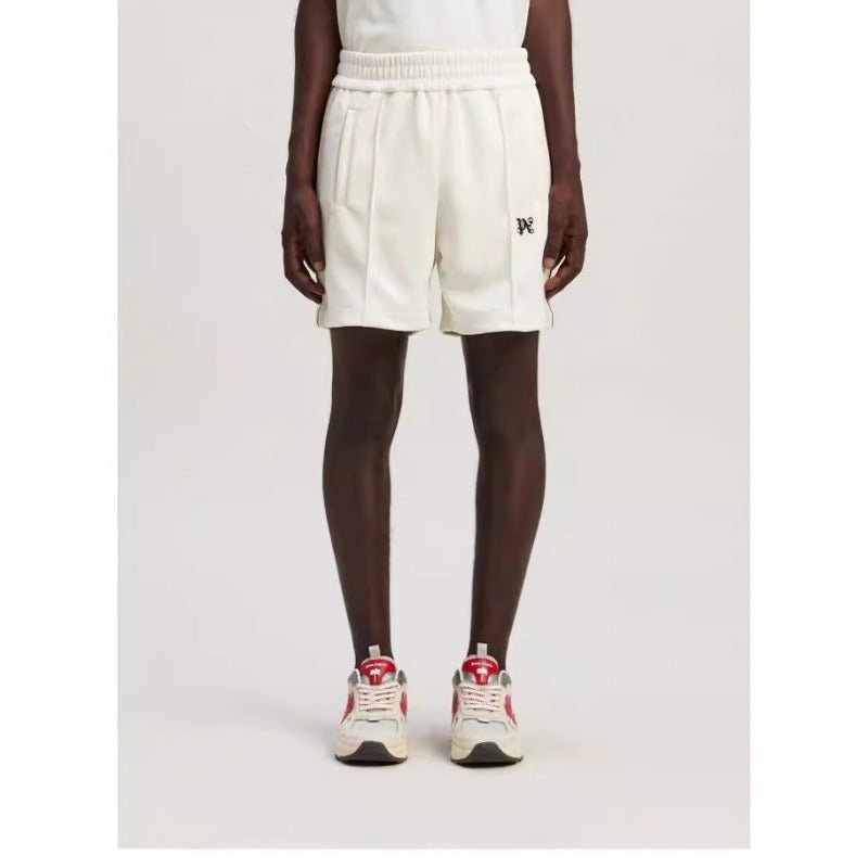 Palm Angels Shorts 24S Cross-border European and American trendy brand palm letter striped color matching casual shorts