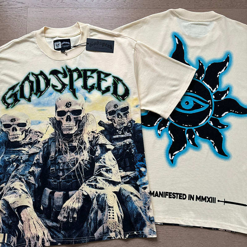 Godspeed T-shirts Retro Fantasy Pattern