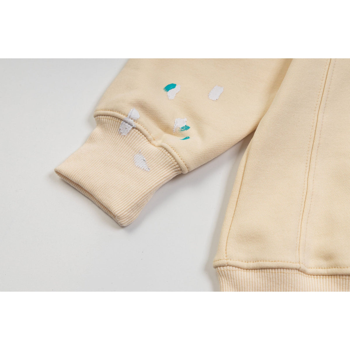 Gallery Dept Hoodie Splash Ink Letter Embroidered Hooded Sweater