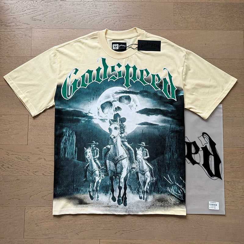 Godspeed T-shirts Retro Fantasy Pattern