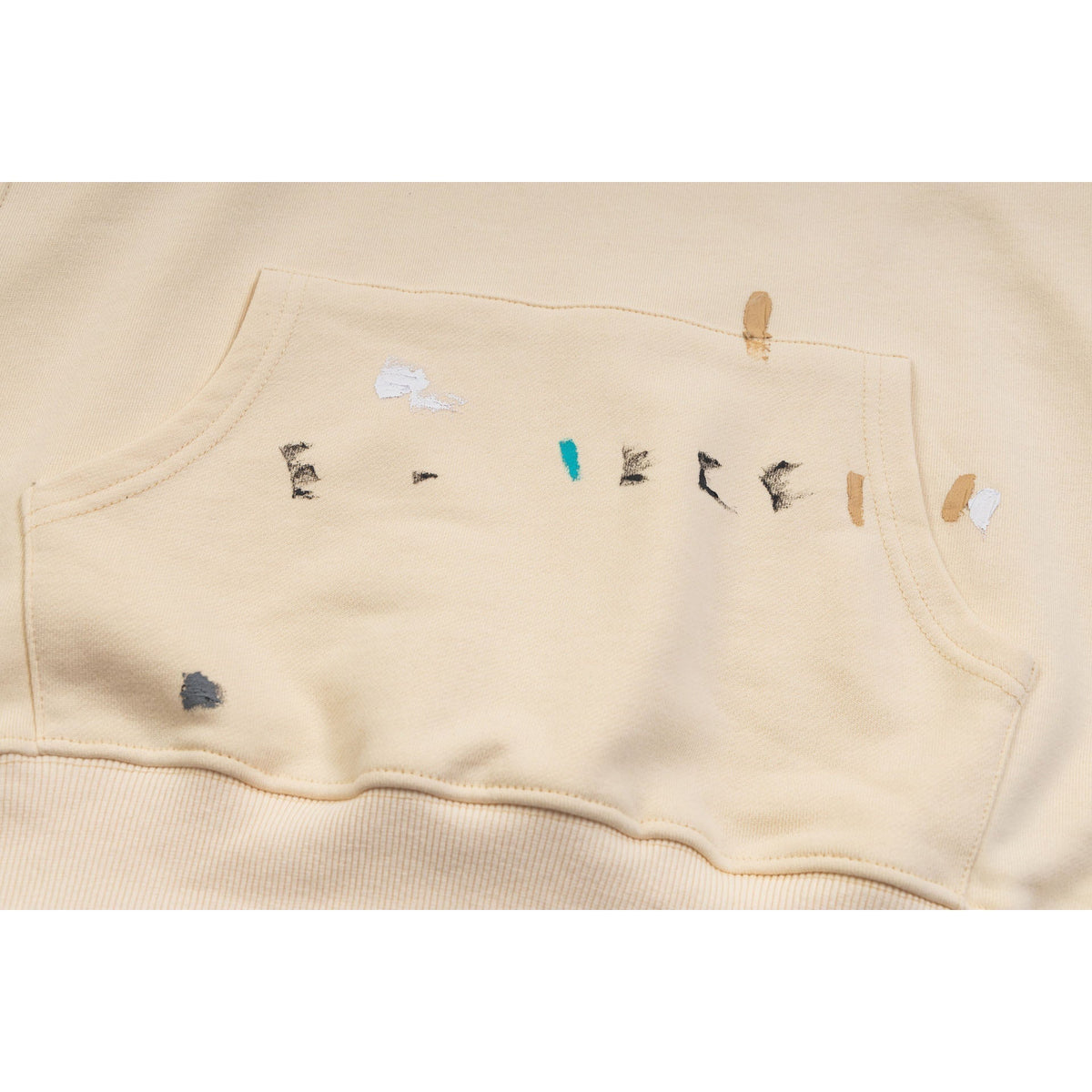 Gallery Dept Hoodie Splash Ink Letter Embroidered Hooded Sweater