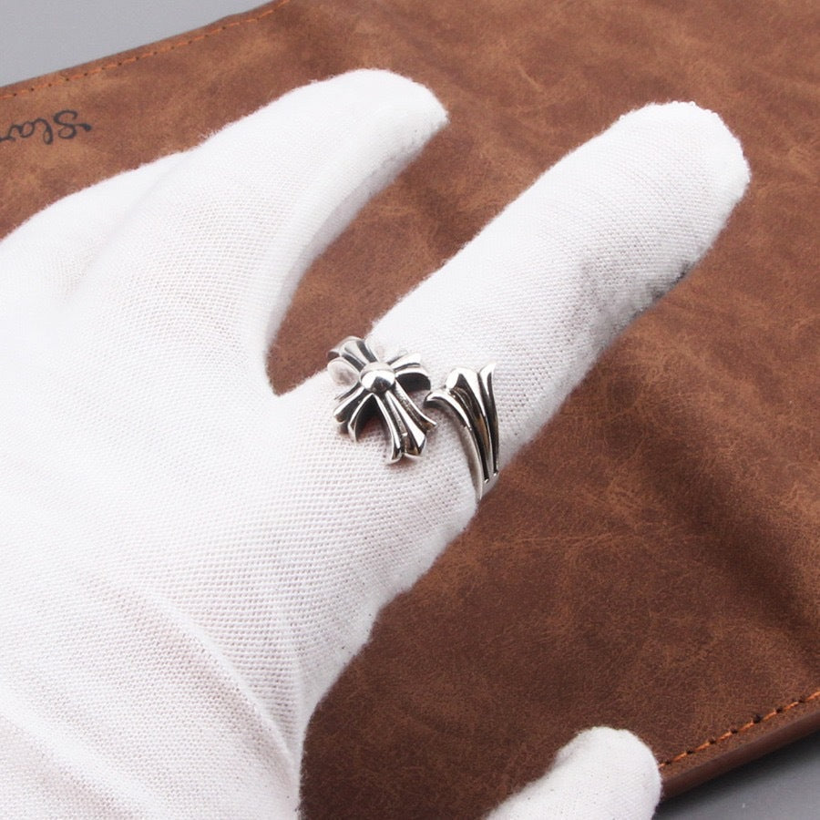 Chrome Heart Ring Personality Fashion