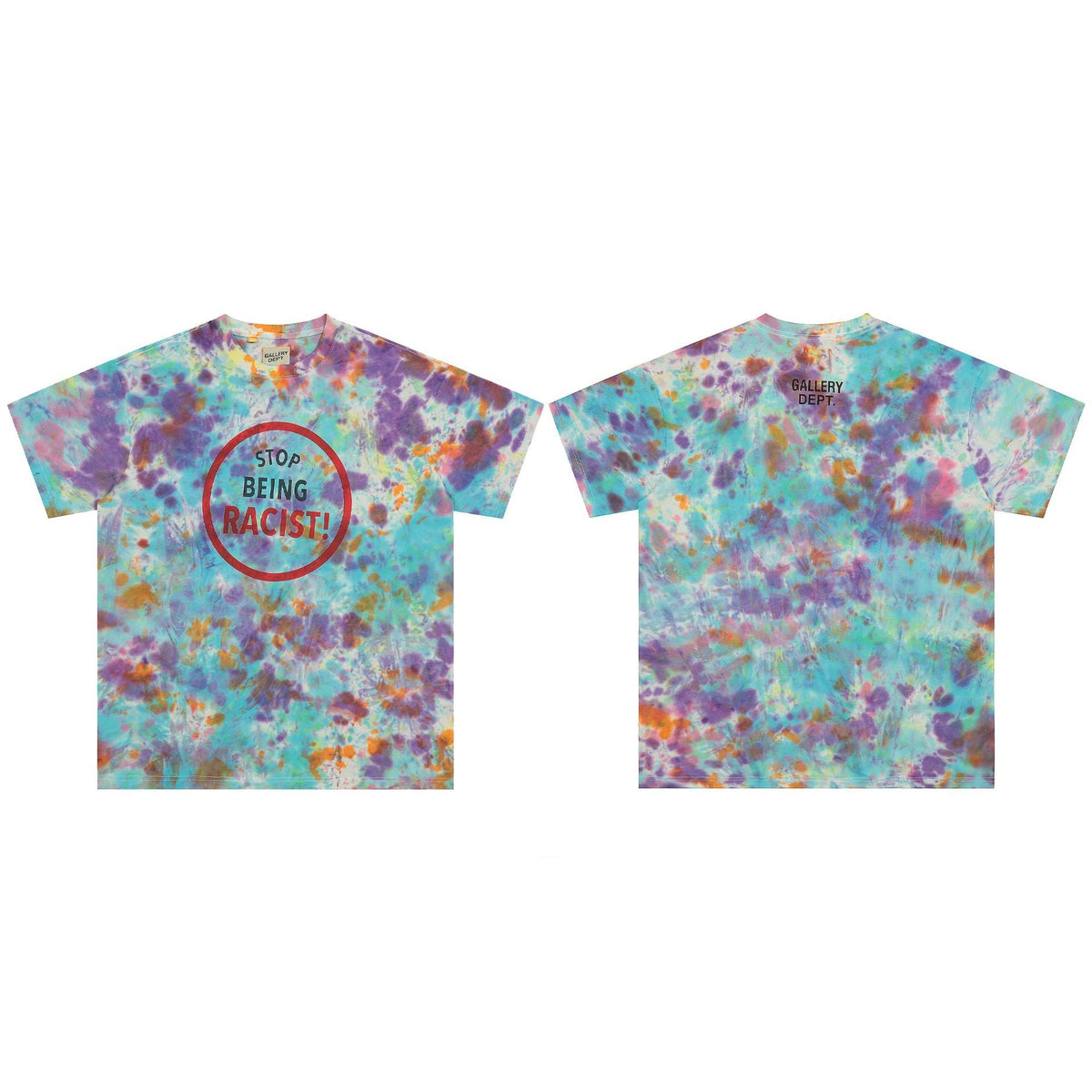 Gallery Dept T Shirts Summer Los Angeles Street Hip-Hop Loose Short Sleeve