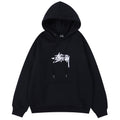 Stussy Hoodie Embroidered Fleece Fashion Hooded Sweater
