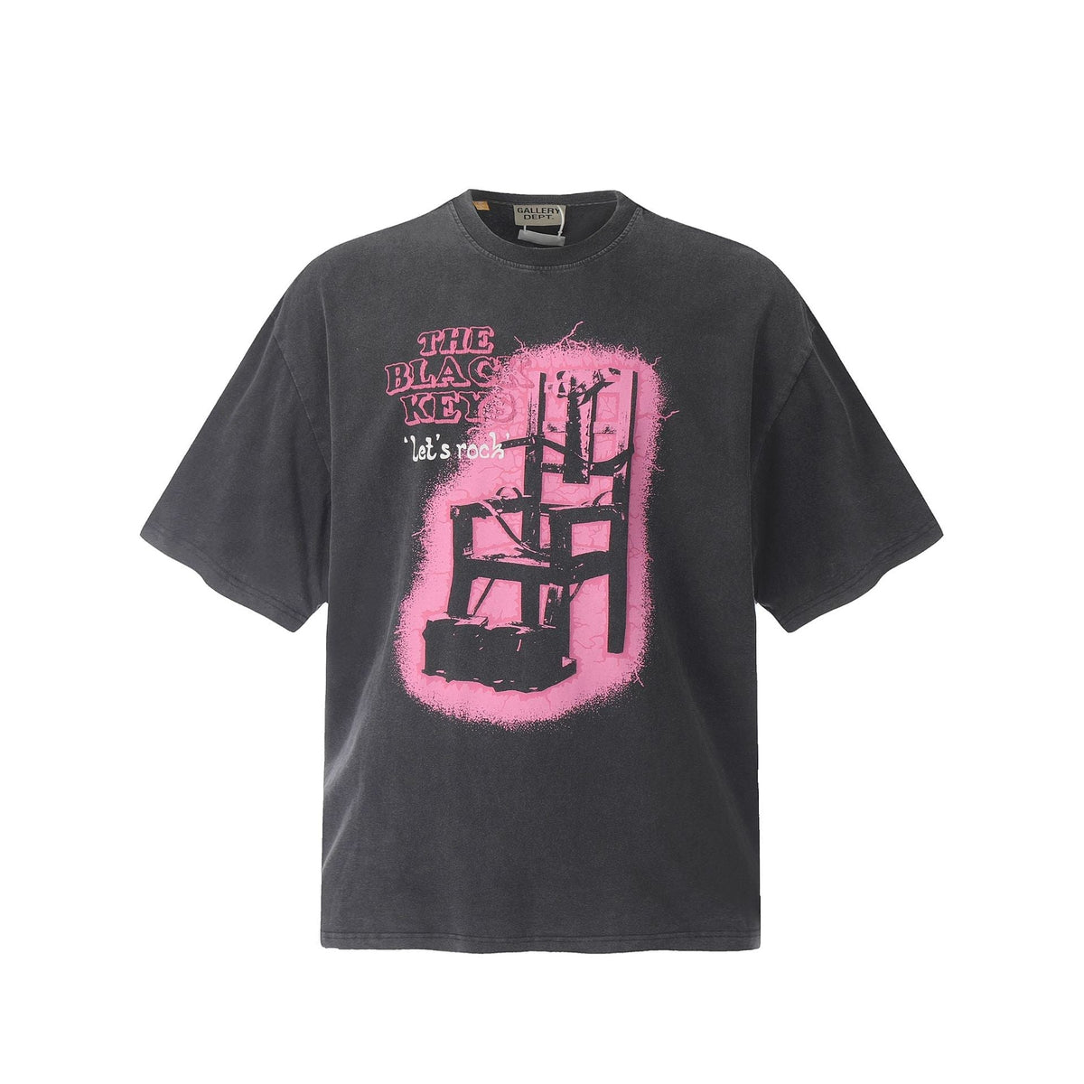 Gallery Dept T-Shirt Washed Vintage Seat Alphabet Short Sleeve T-Shirt