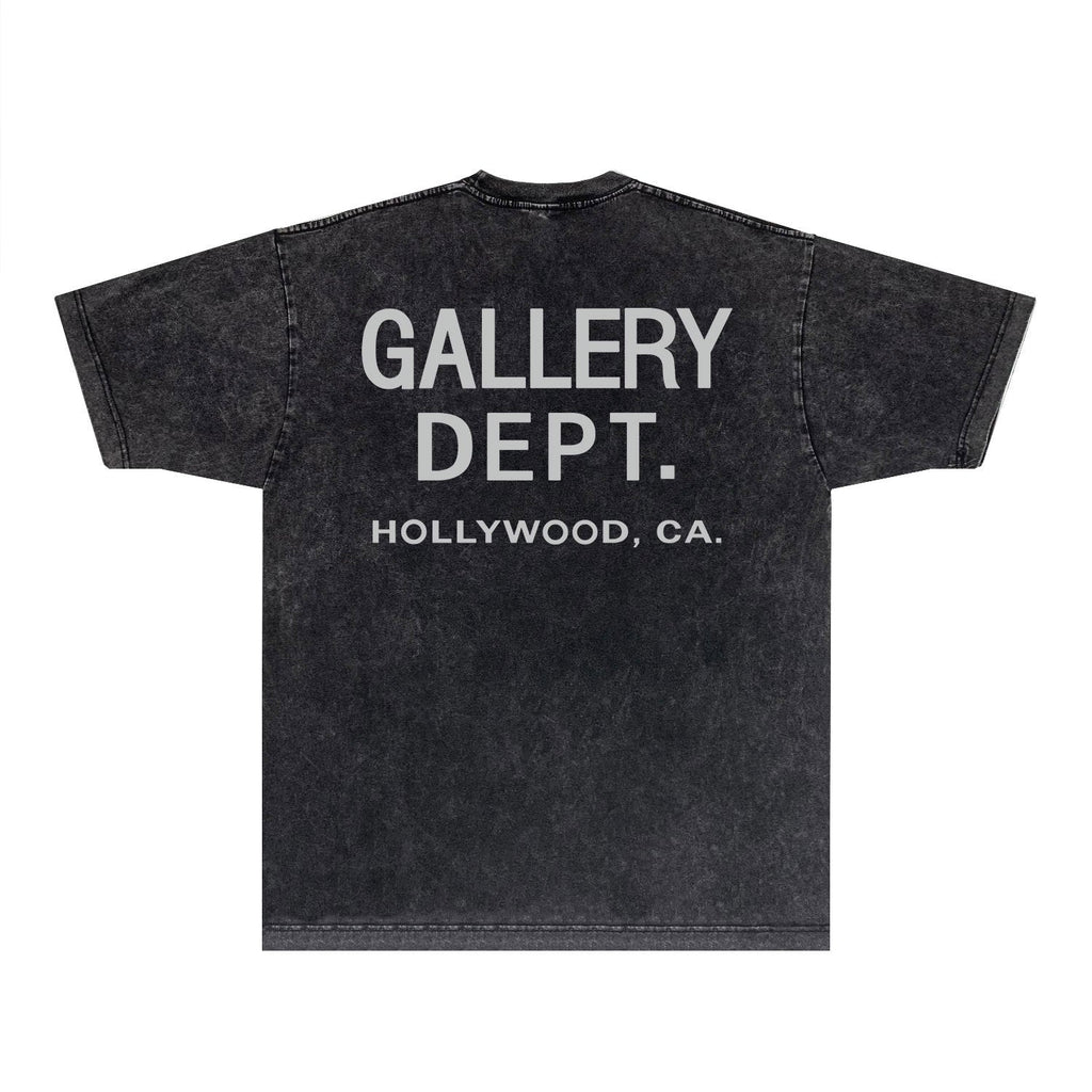 Gallery Dept T Shirts Tee Shirt Washed and Worn Short Sleeve T-shirt Blouse