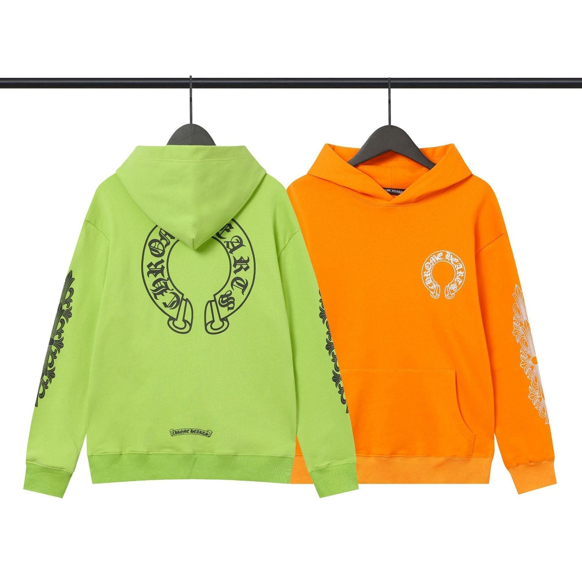 Chrome Heart Hoodie Chrome Hearts Casual Print Casual Hooded Sweater