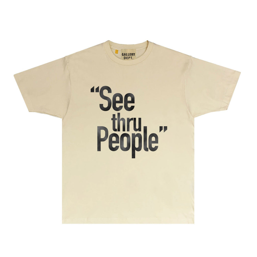 Gallery Dept T Shirts Fashion Brand Tee Shirt Short Sleeve T-shirt Blouse