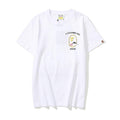 Bathing Ape T-Shirt Summer Golden Printing Plus Size Loose Short Sleeve T-shirt