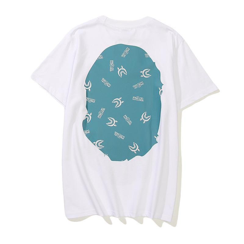 Bathing Ape T-Shirt Cartoon Anime Loose Teen Summer Casual T-shirt