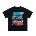Gallery Dept T-shitrs Retro Distressed Cartoon Car Short Sleeve Men and Women