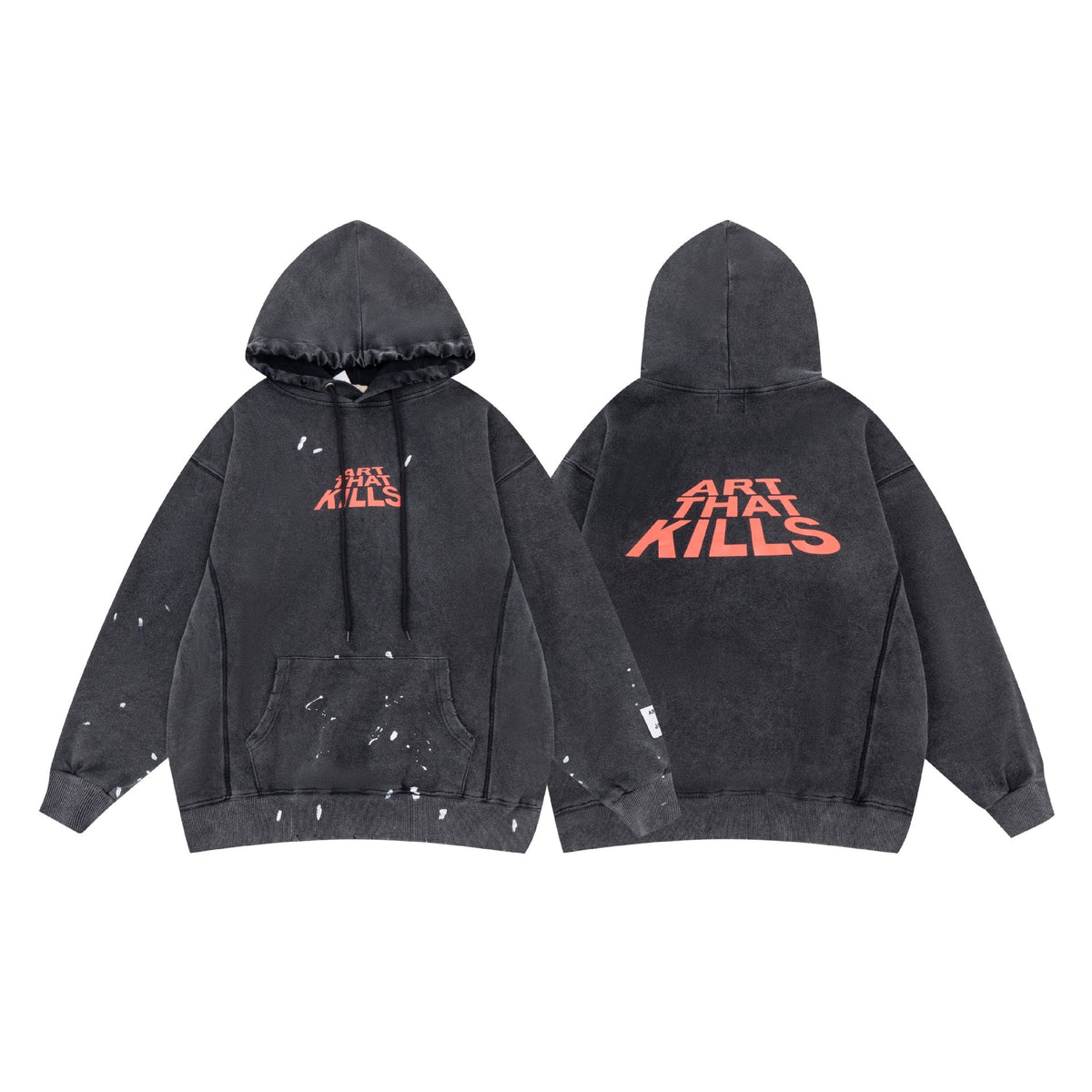 Gallery Dept Hoodie Loose Casual Distressed Hoodie