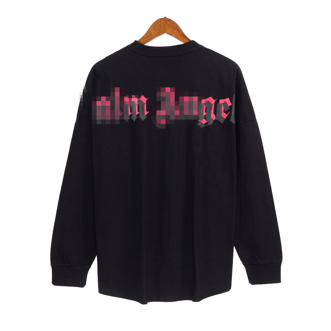 Palm Angle Sweater Palm Angels Long Sleeve round Neck T-shirt Letters Spring and Autumn