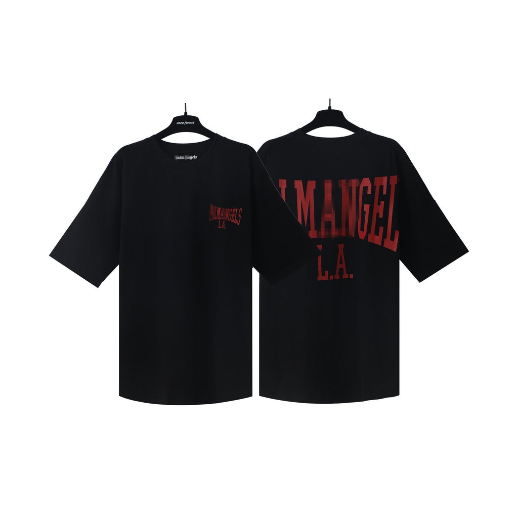 Palm Angels T-shirt Alphabet Slogan Printed Short Sleeve T-shirt