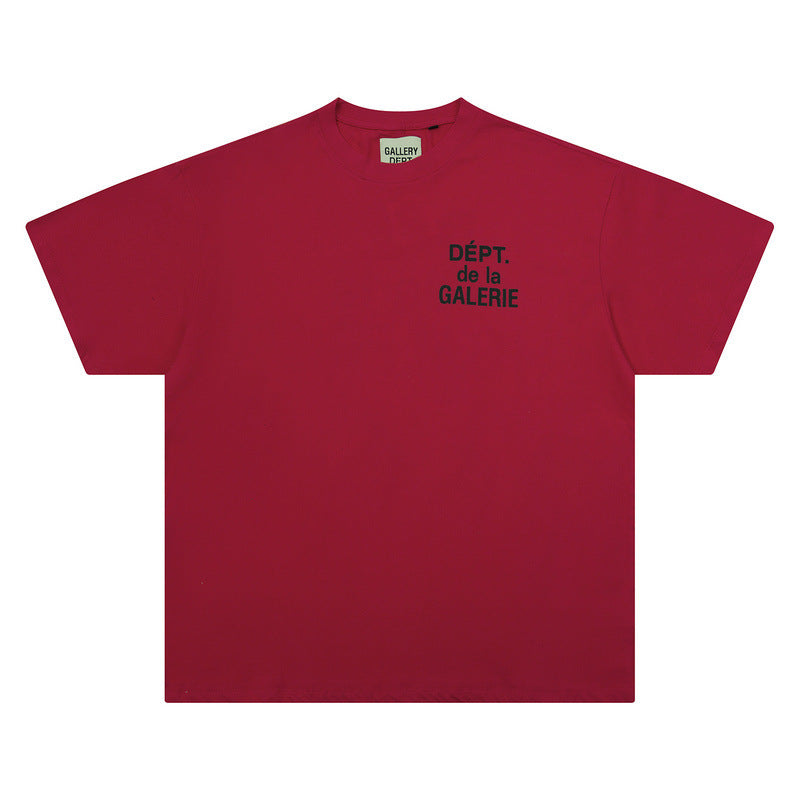 Gallery Dept T-Shirt Alphabet Slogan Short Sleeve T-Shirt