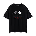 Palm Angels T-shirt Racing Flag Letter Print Short Sleeve T-shirt