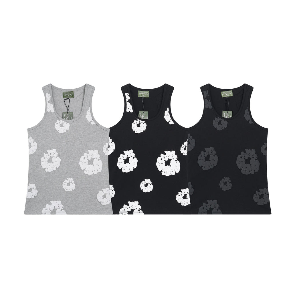 Denim Tears Vest Foam Printed Casual Sports Vest