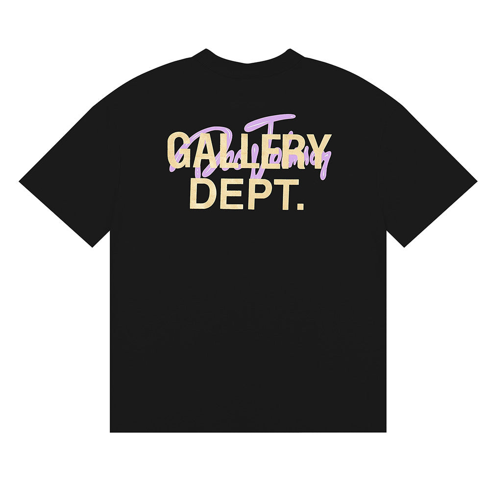 Gallery Dept T Shirts Maychao Gallery Dept Printed High Street Cotton Short Sleeve T-shirt Men and Women Base
