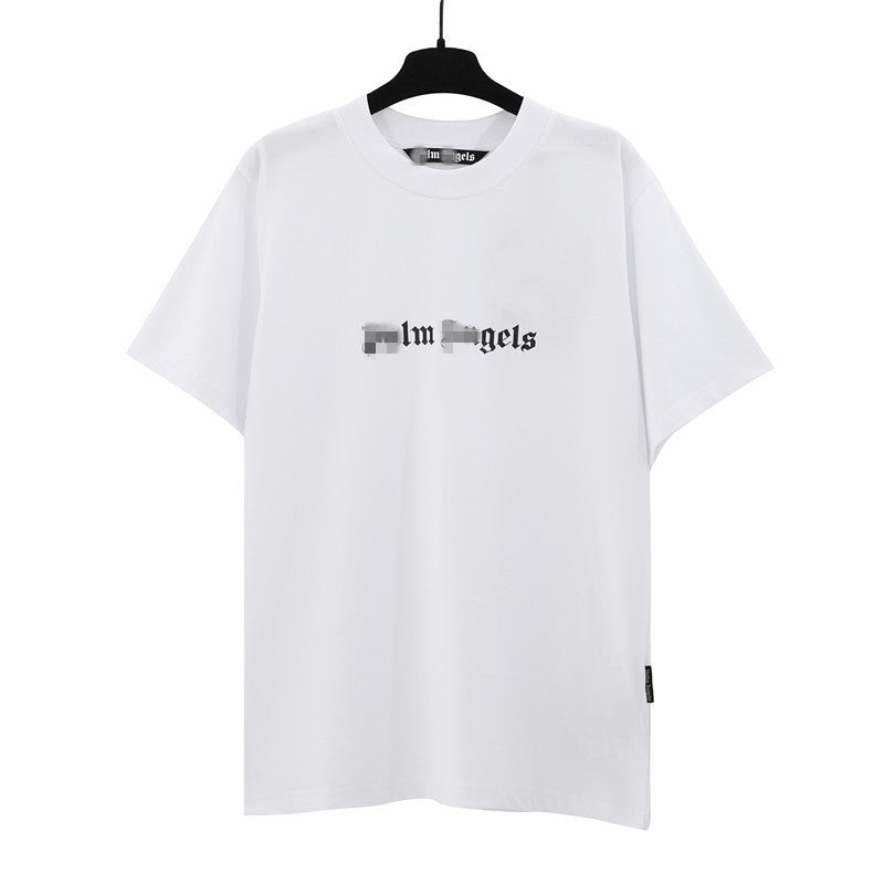 Palm Angels T-shirt Simple Letter Print Short Sleeve T-shirt