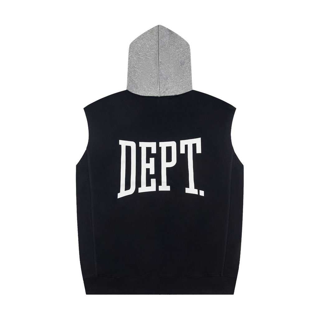 Gallery Dept Hoodie Letter Sleeveless Hooded Sweater