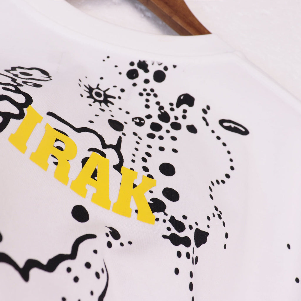 Denim Tears Shirt Full Graffiti Print Short Sleeve T-Shirt