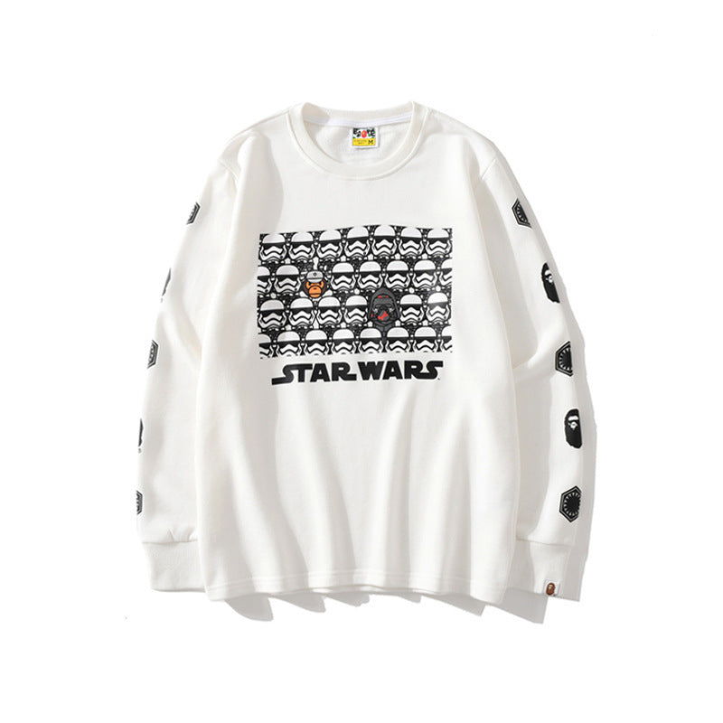 Bathing Ape Sweatshirt Loose Casual Pullover Sweater