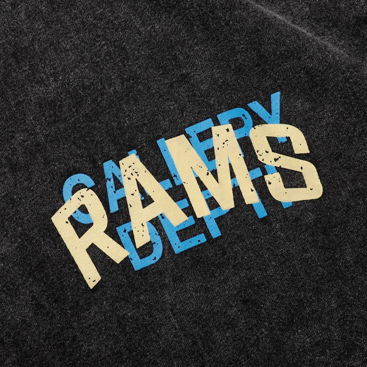 Gallery Dept T Shirts Short Sleeve Los Angeles Street Retro Gallery Dept Printed Distressed T-shirt