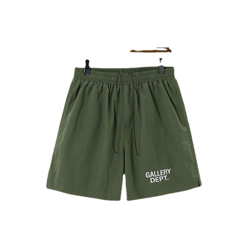 Gallery Dept Men Shorts Drawstring Nylon Shorts Casual Quick-Dry Pants