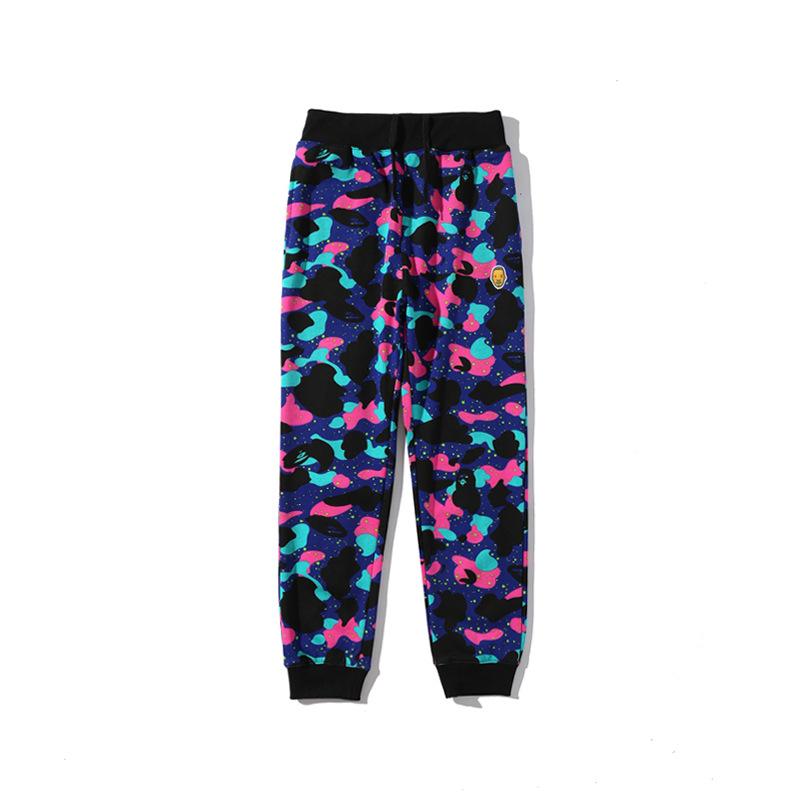 Bathing Ape Pant Galaxy Travel Notes Camouflage Trousers