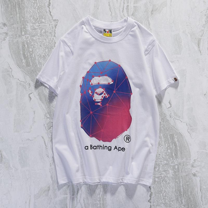 Bathing Ape T-Shirt Camouflage Cotton Short Sleeve T-shirt Half Sleeve