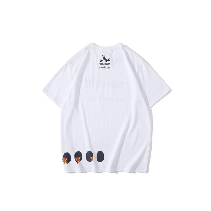 Bathing Ape T-Shirt Summer Street Tom and Jerry T-shirt Short Sleeve