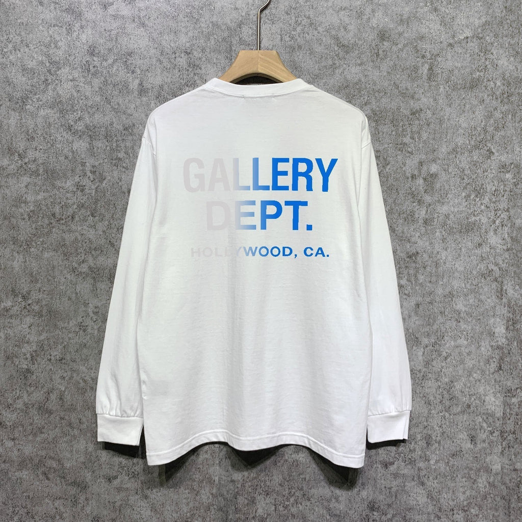 Gallery Dept Long Sleeved Shirt Fashion Brand Long Sleeve Long-Sleeved T-shirt Blouse