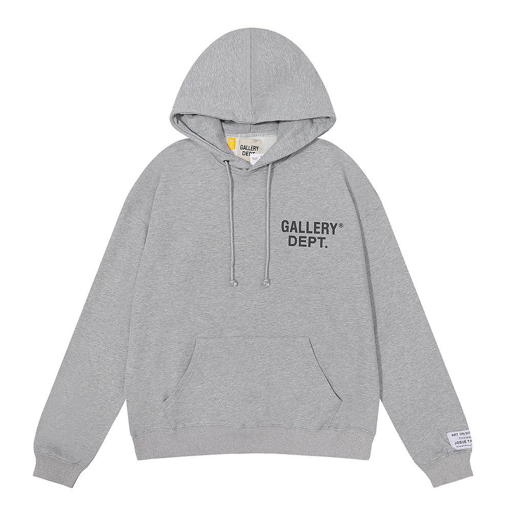 Gallery Dept Hoodie Micro Label Alphabet Slogan Hooded Sweater