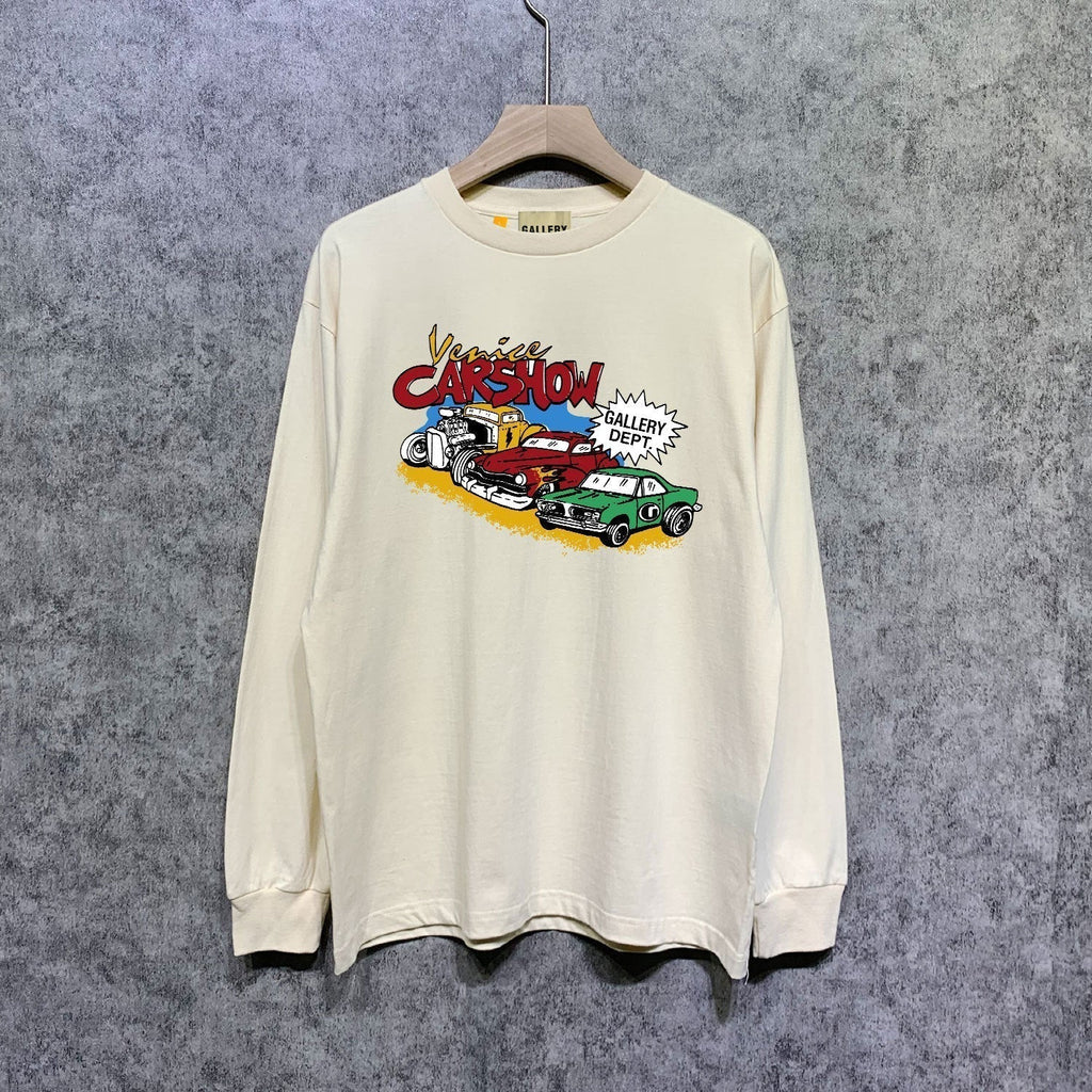 Gallery Dept Long Sleeved Shirt Fashion Brand Long Sleeve Long-Sleeved T-shirt Blouse