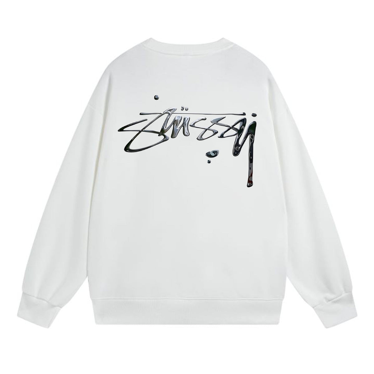 Stussy Sweatshirts Crew Neck Fleece Sweater