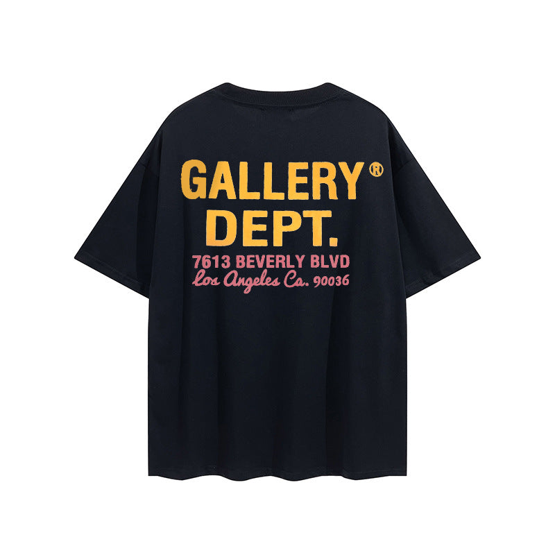 Gallery Dept T Shirts Trendy Gallery Dept Design Printed Male and Female Couples Wear Short Sleeve T-shirt